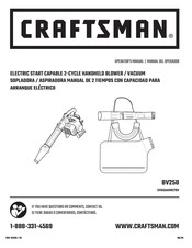 Craftsman BV250 Manual Del Operador