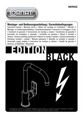 Cornat BLACK EDITION NERS52 Instrucciones De Montaje Y Empleo