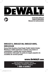 DeWalt DWE43214N Manual De Instrucciones