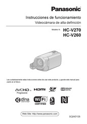 Panasonic HC-V270 Instrucciones De Funcionamiento