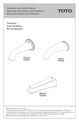 Toto Wyeth TS230E Manual De Instrucciones Y Del Propietario