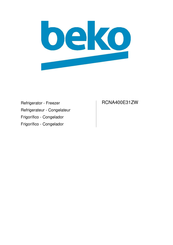 Beko RCNA400E31ZW Manual De Instrucciones