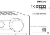 Onkyo TX-SR333 Manual Básico