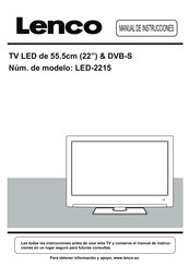 Lenco LED-2215 Manual De Instrucciones