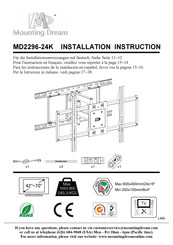 Mounting Dream MD2296-24K Instrucciones De Instalación