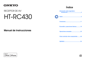 Onkyo HT-RC430 Manual De Instrucciones