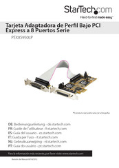 StarTech PEX8S950LP Guia Del Usuario