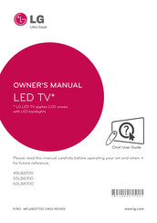 LG 60LB8700-SA Manual Del Usuario