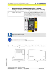 schmersal ASMM-1M-PB-R2R2 Instrucciones De Montaje