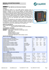 Fanox EMM-7 Manual De Instrucciones