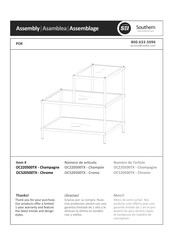 Southern Enterprises OC520500TX Instrucciones De Asamblea