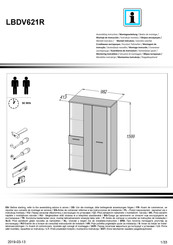 Forte LBDV621R Instrucciones De Montaje