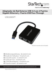 StarTech USB32000SPT Guia Del Usuario