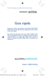 Alcatel Onetouch 6010A Guía Rápida