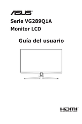 Asus VG289Q1A Serie Guia Del Usuario