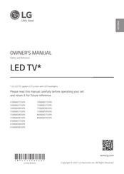 LG 55NANO85SPA Manual Del Usuario