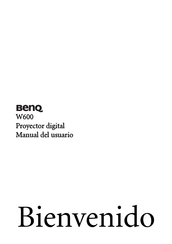 BenQ W600 Manual Del Usuario