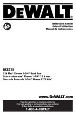 DeWalt DCS375B Manual De Instrucciones
