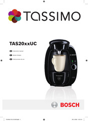Bosch Tassimo TAS20 UC Serie Instrucciones De Uso