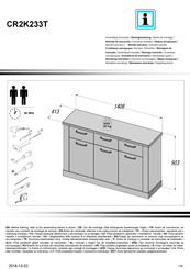 Forte CR2K233T Instrucciones De Montaje