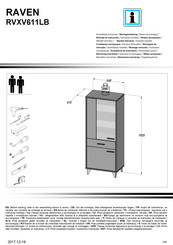 Forte RAVEN RVXV611LB Instrucciones De Montaje