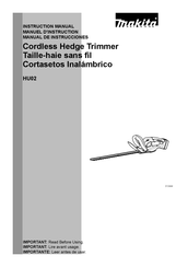 Makita HU02 Manual De Instrucciones