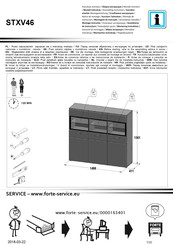 Forte STXV46 Instrucciones De Montaje