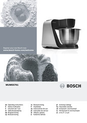 Bosch MUM55761 Instrucciones De Uso