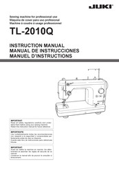 JUKI TL-2010Q Manual De Instrucciones