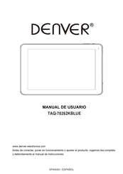 Denver TAQ-70262KBLUE Manual De Usuario