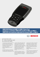 Bosch OBD1300 Guia De Inicio Rapido