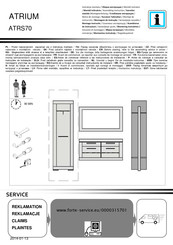 Forte ATRS70 Instrucciones De Montaje