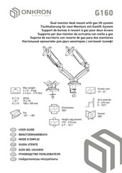 ONKRON G160 Guia Del Usuario