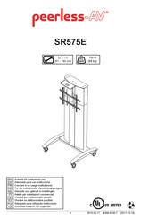 peerless-AV SR575E Manual De Instrucciones
