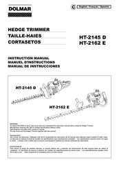 Dolmar HT-2162 E Manual De Instrucciones