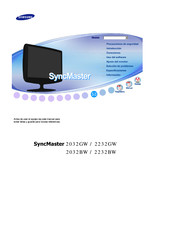 Samsung SyncMaster 2032BW Manual De Instrucciones