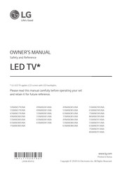 LG 75NANO91ANA Manual Del Usuario