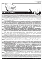 ECS Electronics KI-033-DH Instrucciones De Montaje