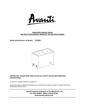 Avanti CF208G Manual De Instrucciones