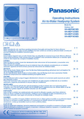 Panasonic WH-MDF09C3E5 Manual Del Usuario