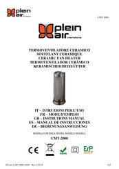 Plein Air CMT-2000 Manual De Instrucciones