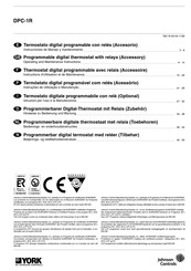 Johnson Controls YORK DPC-1R Instrucciones De Manejo Y Mantenimiento