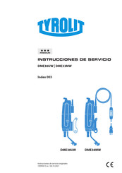 Tyrolit DME33MW Serie Instrucciones De Servicio