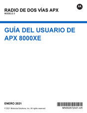 Motorola APX 8000XE Guia Del Usuario