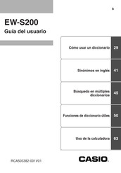 Casio EW-S200 Guia Del Usuario