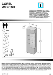 Forte COREL LRCV711LB Instrucciones De Montaje