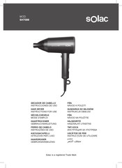 SOLAC SH7089 Instrucciones De Uso