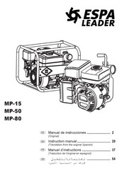 Espa Leader MP-80 Manual De Instrucciones