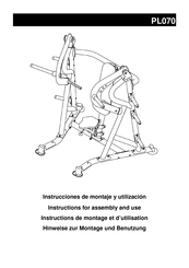 BH HI POWER PL070 Instrucciones De Montaje Y Utilización