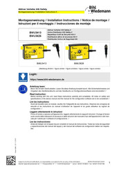 bihl+Wiedemann BWU3626 Instrucciones De Montaje